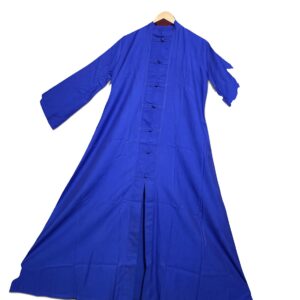 Royale Blue Abaya with Knots